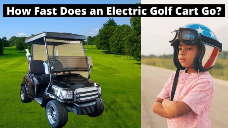 About of how fast does a golf cart go